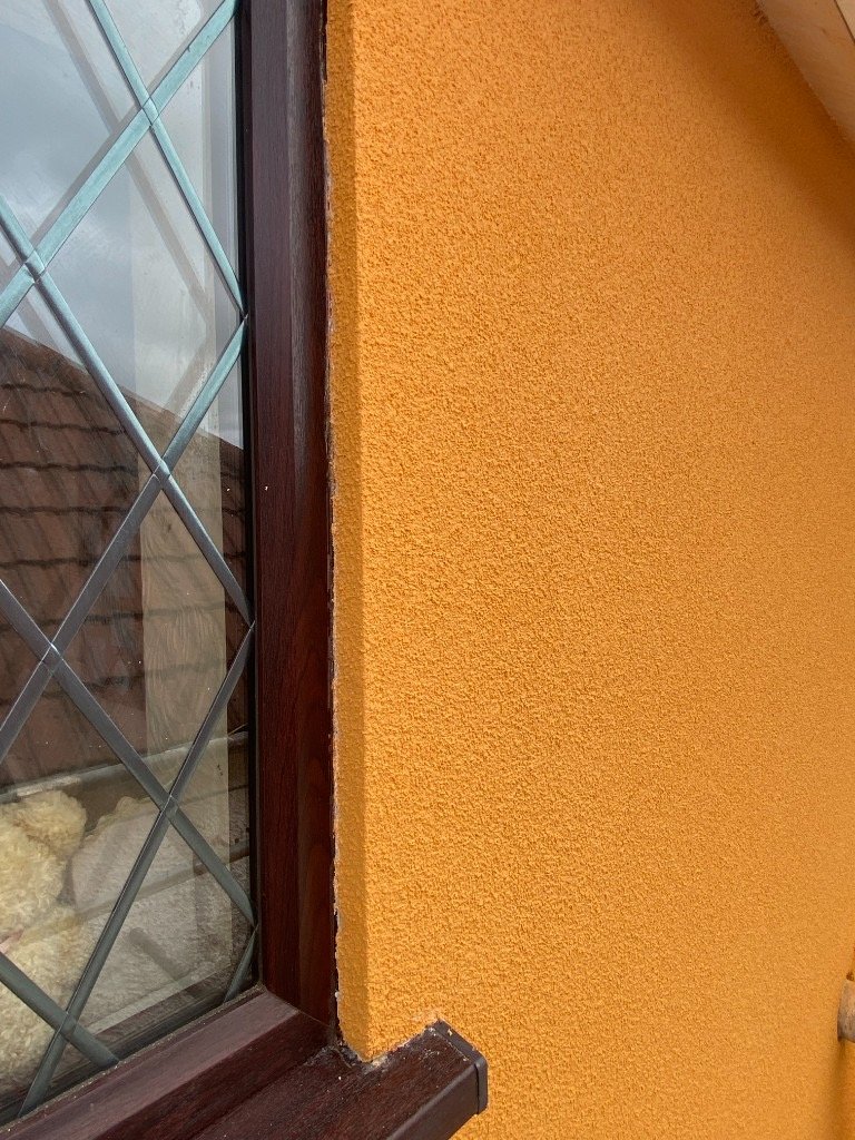 External render and window frame sealing by All Sealants Ltd in South Wales